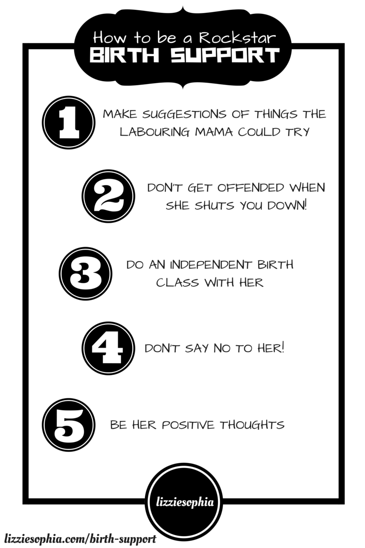 5 Tips for Being a Rockstar Birth Support!